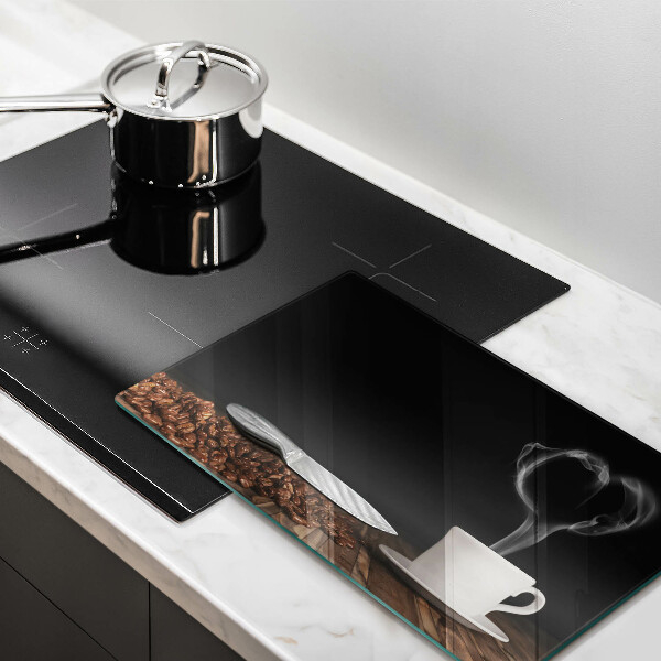 Copri piano cottura Cuore della tazza di caffè