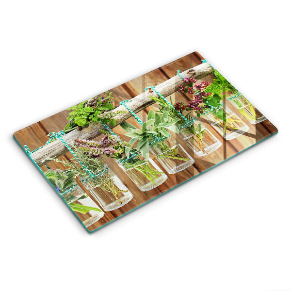 Copri piano cottura Annata di piante di erbe