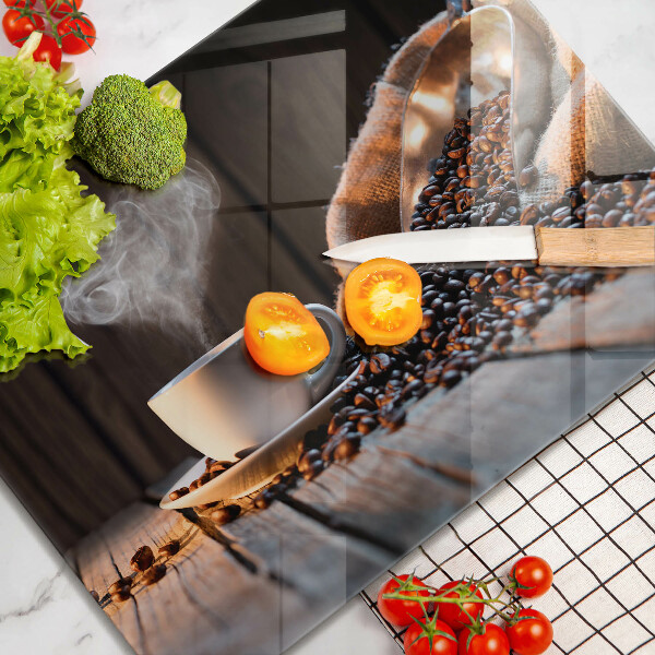 Copri piano cottura Tazza e cuore di caffè