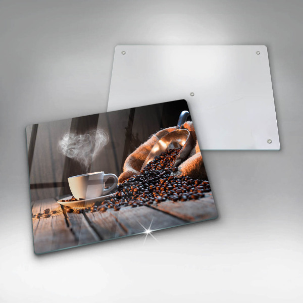 Copri piano cottura Tazza e cuore di caffè