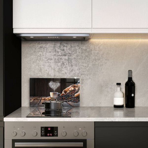 Copri piano cottura Tazza e cuore di caffè