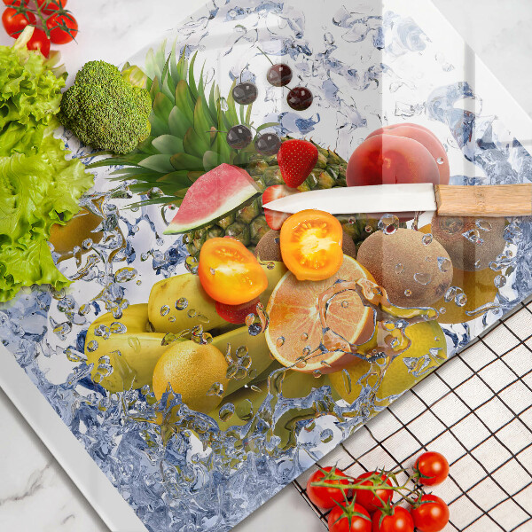 Copri piano cottura Frutta succosa e acqua