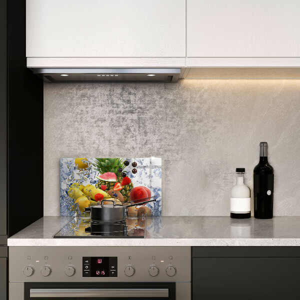 Copri piano cottura Frutta succosa e acqua