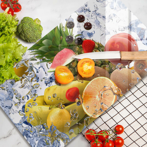 Copri piano cottura Frutta succosa e acqua