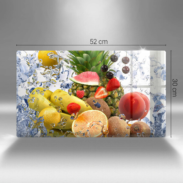 Copri piano cottura Frutta succosa e acqua