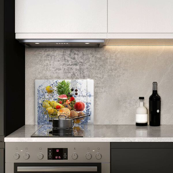 Copri piano cottura Frutta succosa e acqua
