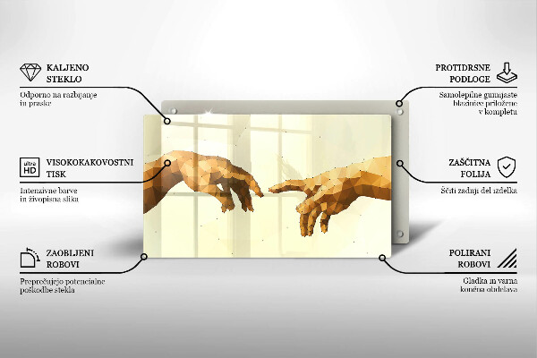 Copri piano cottura Creazione delle mani di Adamo