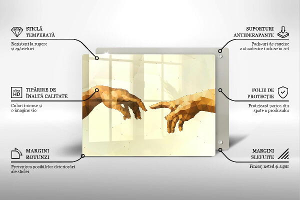 Copri piano cottura Creazione delle mani di Adamo