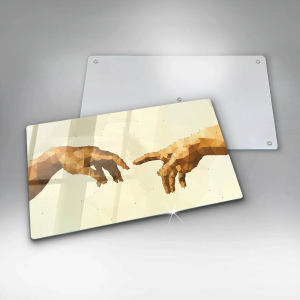 Copri piano cottura Creazione delle mani di Adamo