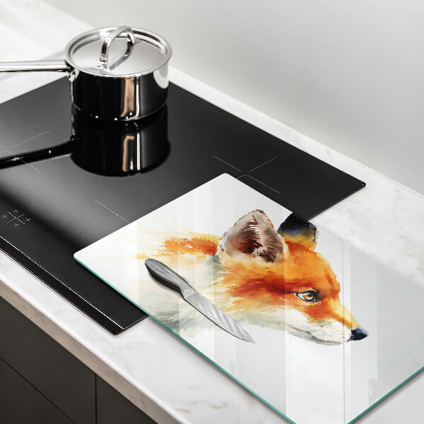 Copri piano induzione Volpe dipinta