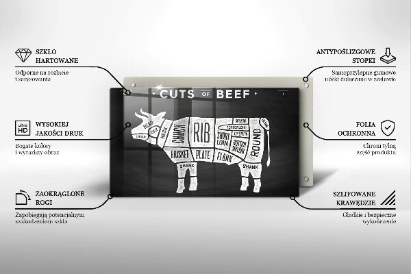 Copri piano induzione Manzo di carne di mucca