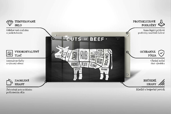 Copri piano induzione Manzo di carne di mucca