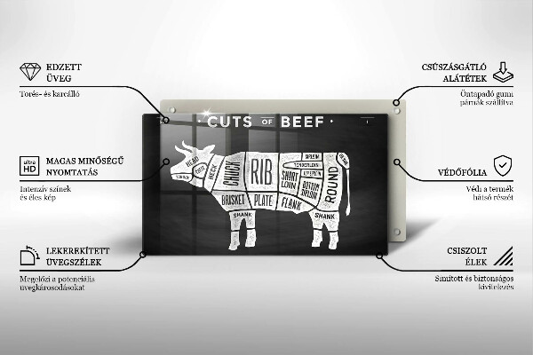 Copri piano induzione Manzo di carne di mucca