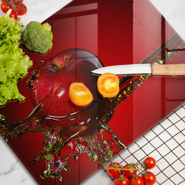 Copri piano cottura Frutta di mela in acqua