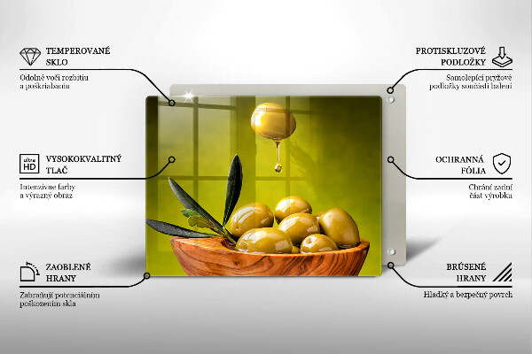 Copri piano cottura Olive gustose