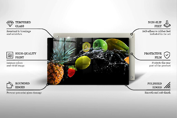 Copri piano induzione Frutta in acqua