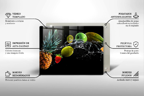 Copri piano induzione Frutta in acqua