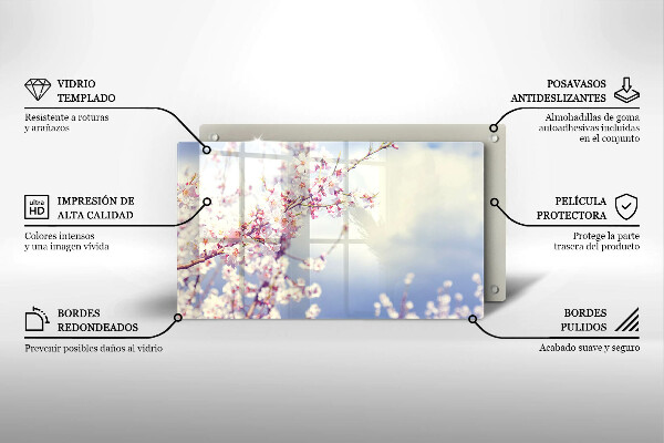 Copri piano induzione Albero fiorito