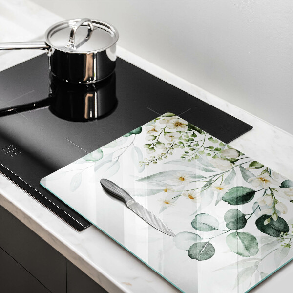 Copri piano induzione Piante ad acquerello