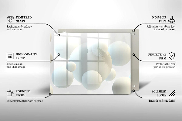 Copri piano induzione Palline 3D moderne