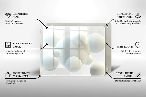 Copri piano induzione Palline 3D moderne
