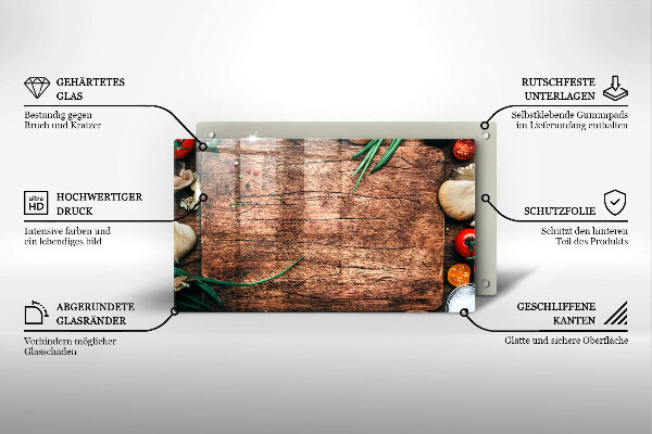 Copri piano cottura Tagliere da cucina in legno
