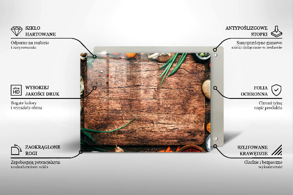 Copri piano cottura Tagliere da cucina in legno