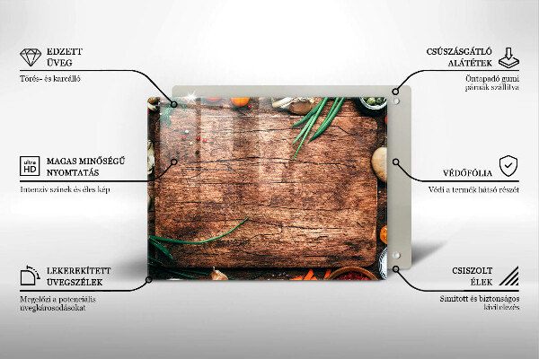 Copri piano cottura Tagliere da cucina in legno