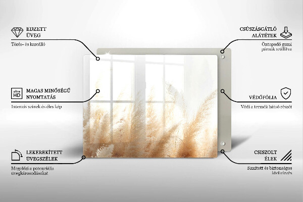 Copri piano cottura Erba della pampa