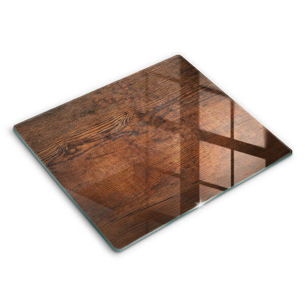 Copertura piano induzione Tavola in legno scuro