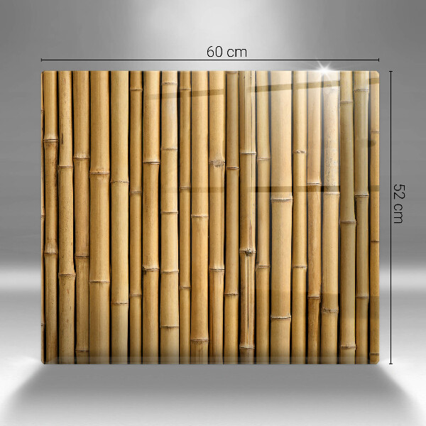 Copri piano cottura Bambù boho naturale