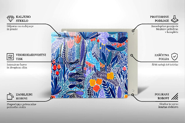 Copri piano cottura Prato dipinto