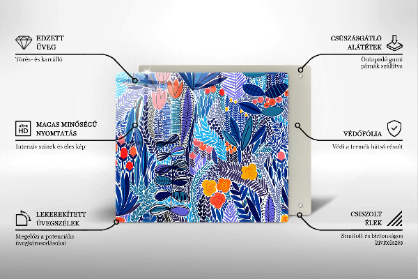 Copri piano cottura Prato dipinto