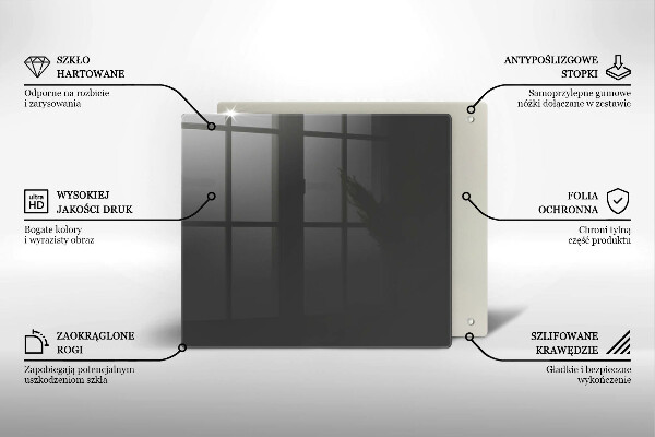 Copri piano cottura Colore grigio