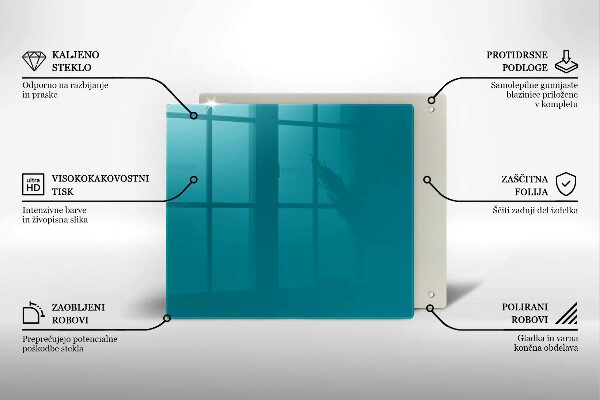 Copri piano cottura Turchese