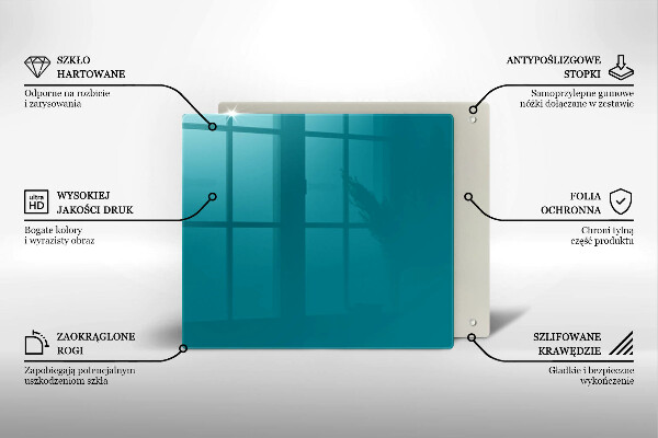 Copri piano cottura Turchese