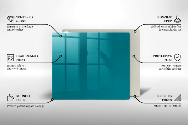 Copri piano cottura Turchese