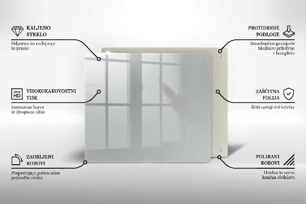 Copri piano cottura Colore grigio