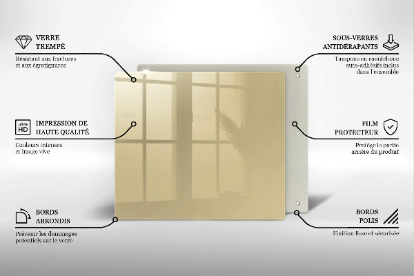 Copri piano cottura Colore beige