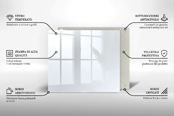 Copri piano cottura Colore bianco