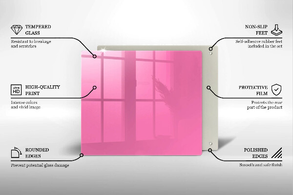 Copri piano cottura Colore rosa