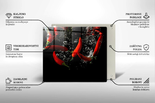 Copri piano cottura Peperoncini in acqua
