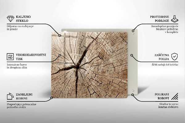 Proteggi piano induzione Sezione trasversale di un albero