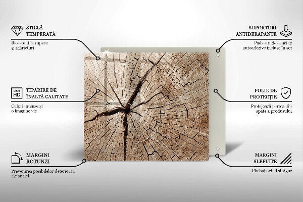 Proteggi piano induzione Sezione trasversale di un albero