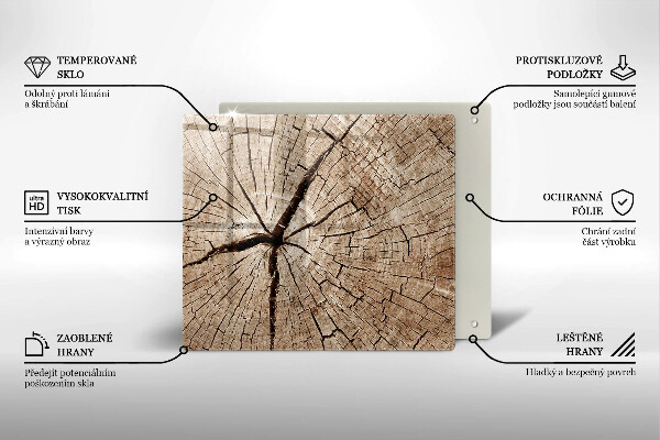 Proteggi piano induzione Sezione trasversale di un albero