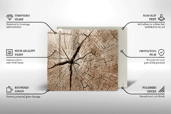 Proteggi piano induzione Sezione trasversale di un albero