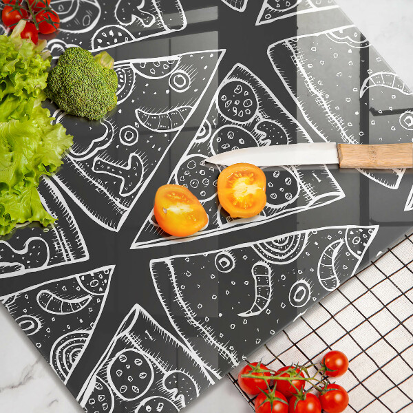 Proteggi piano induzione Illustrazione della pizza