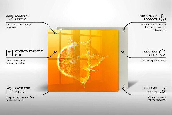 Copri piano cottura Succoso frutto arancione