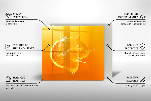 Copri piano cottura Succoso frutto arancione