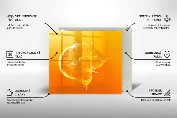 Copri piano cottura Succoso frutto arancione